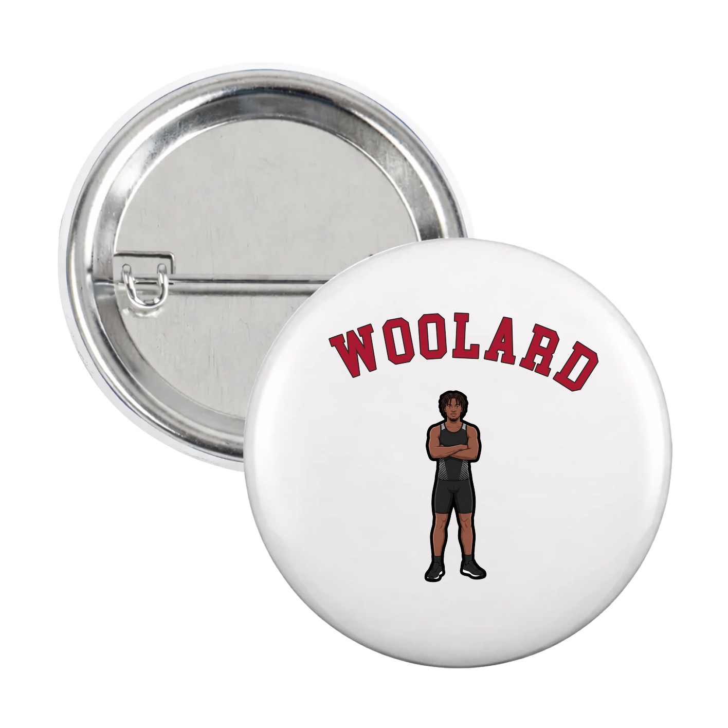 Game Day Button — Shirsey Arch in White