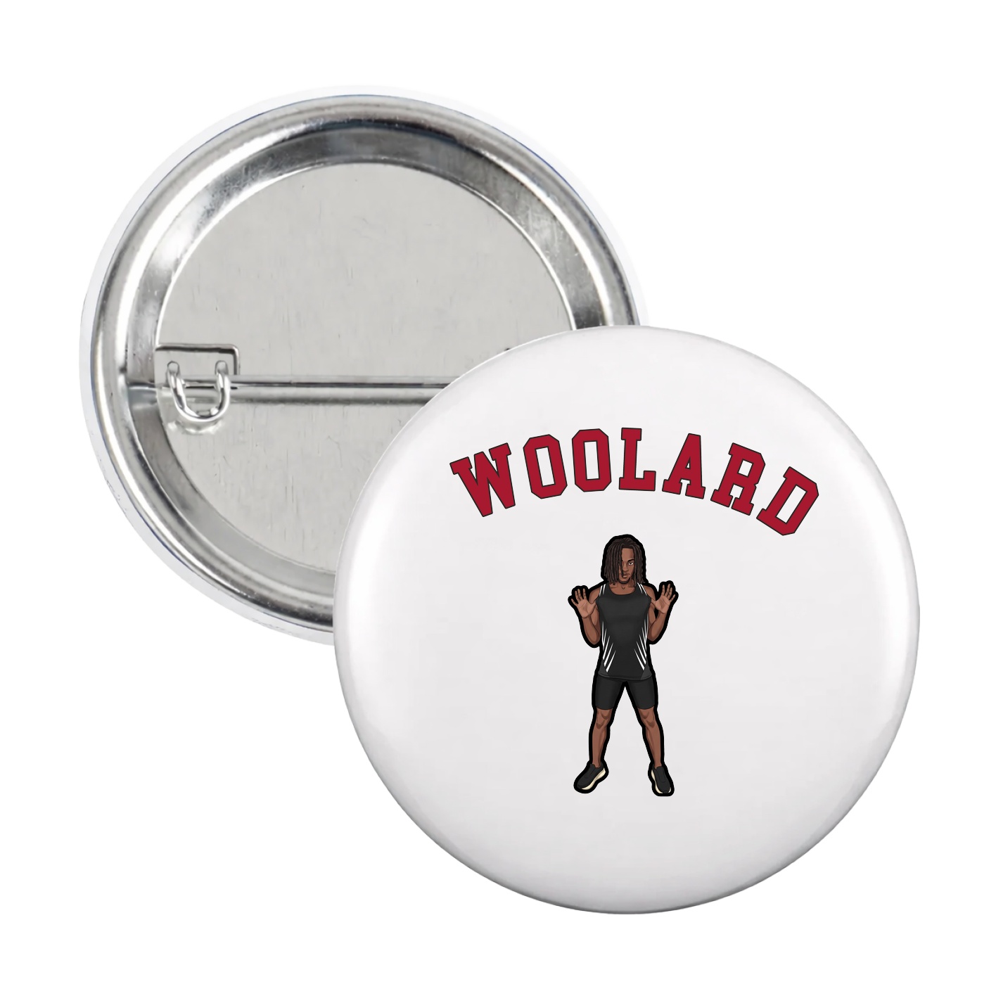 Game Day Button — Shirsey Arch in White