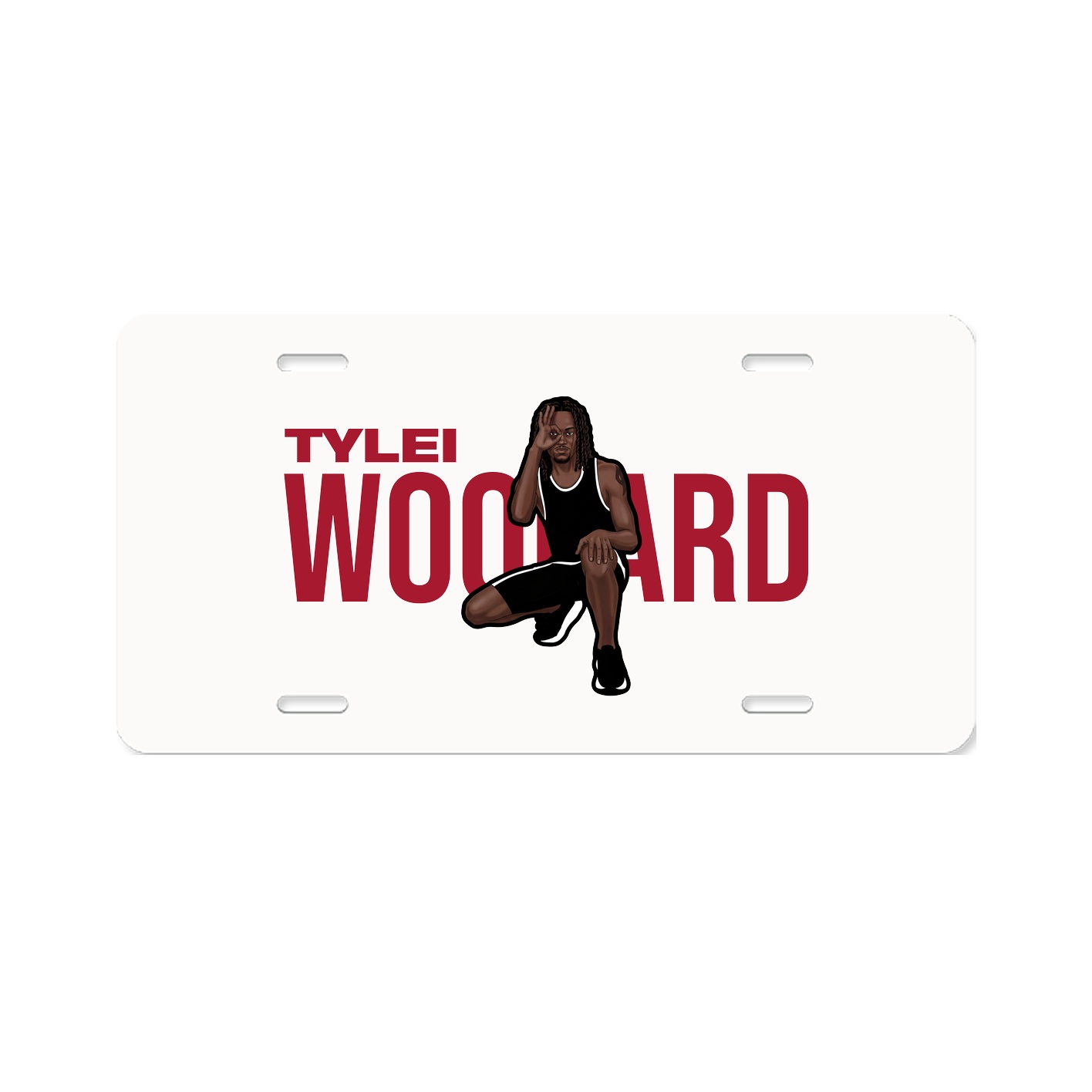 License Plate — Player Name in Classic