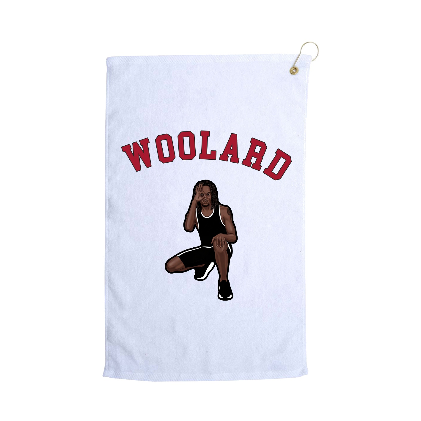 Golf Towel — Shirsey Arch in White