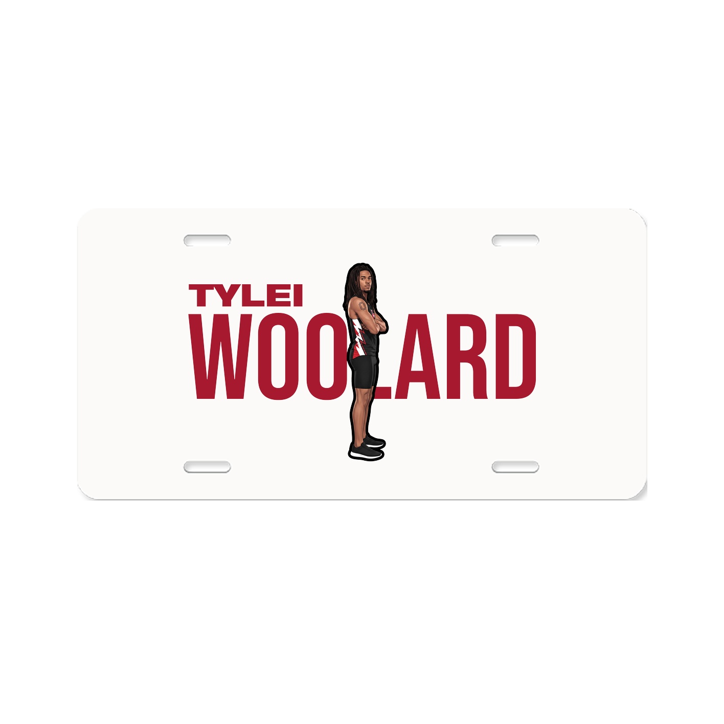 License Plate — Player Name in Classic