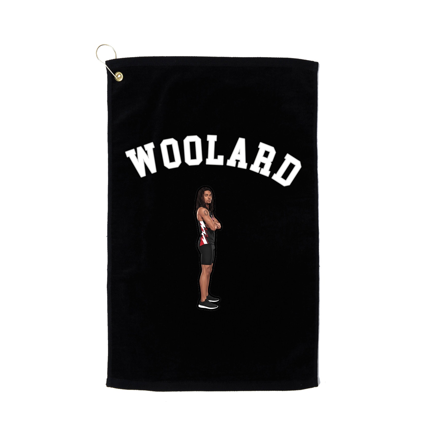 Golf Towel — Shirsey Arch in Black