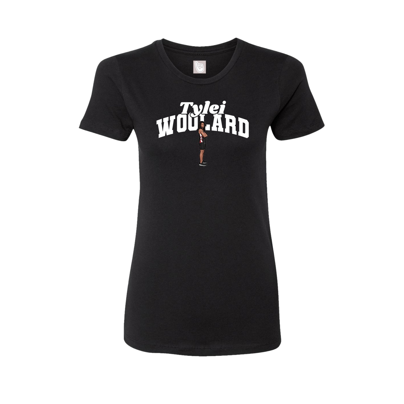 Womens Tee — Signature Arch in Black