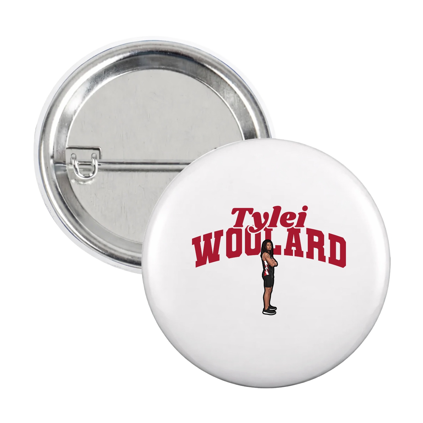 Game Day Button — Signature Arch in White