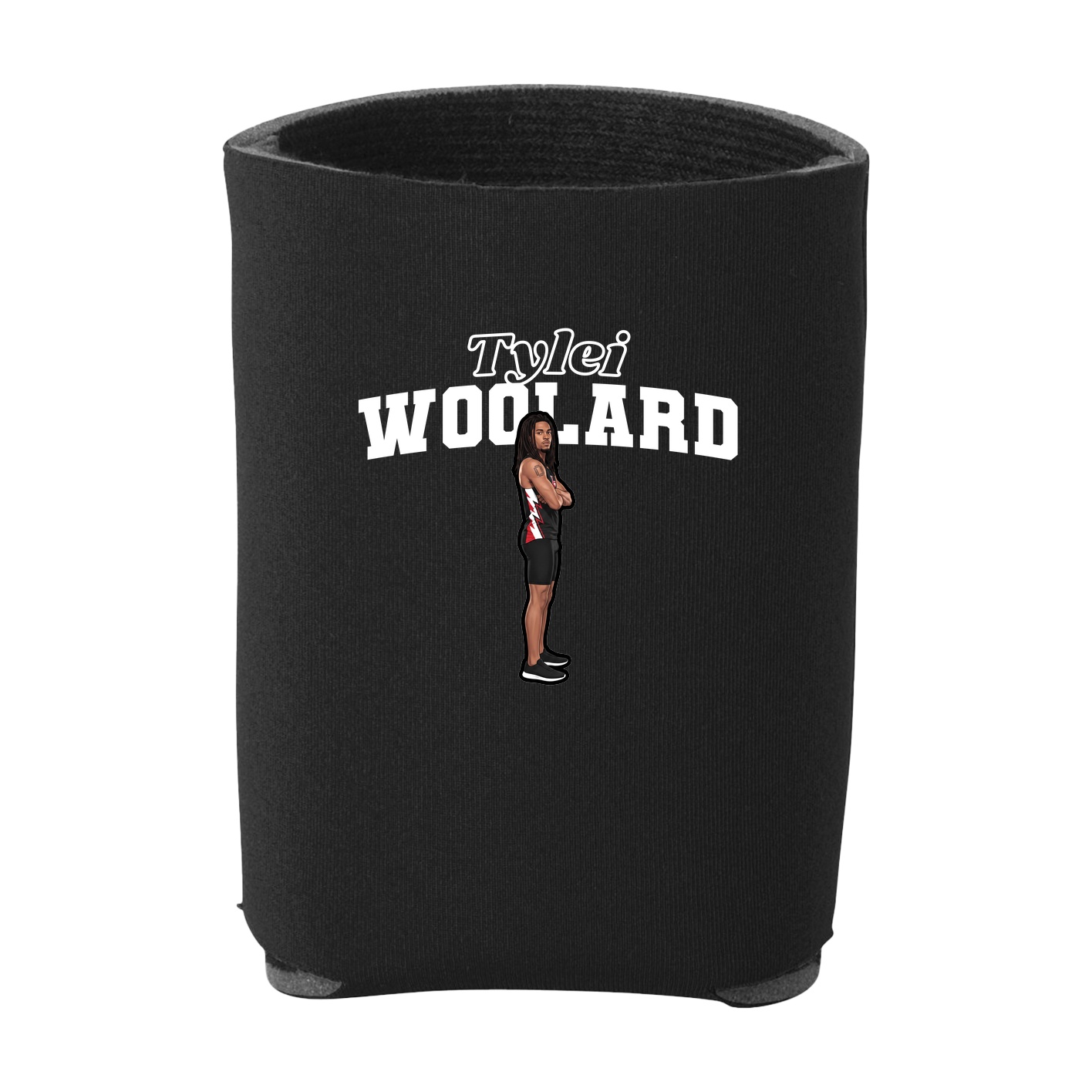 Can Holder — Name Arch in Black