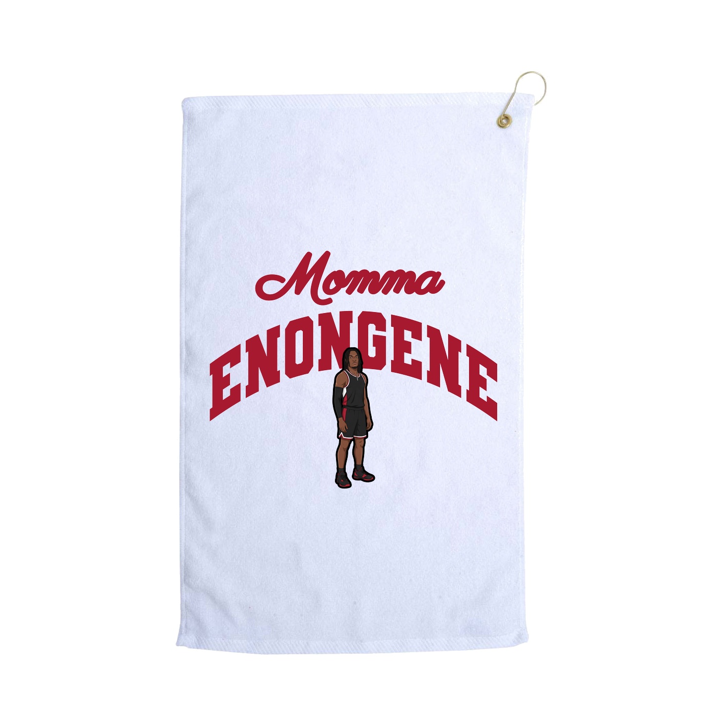 Golf Towel — Mothers Day Arch in White