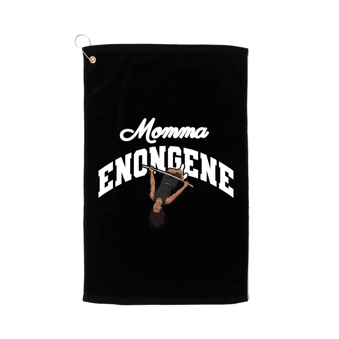 Golf Towel — Mothers Day Arch in Black