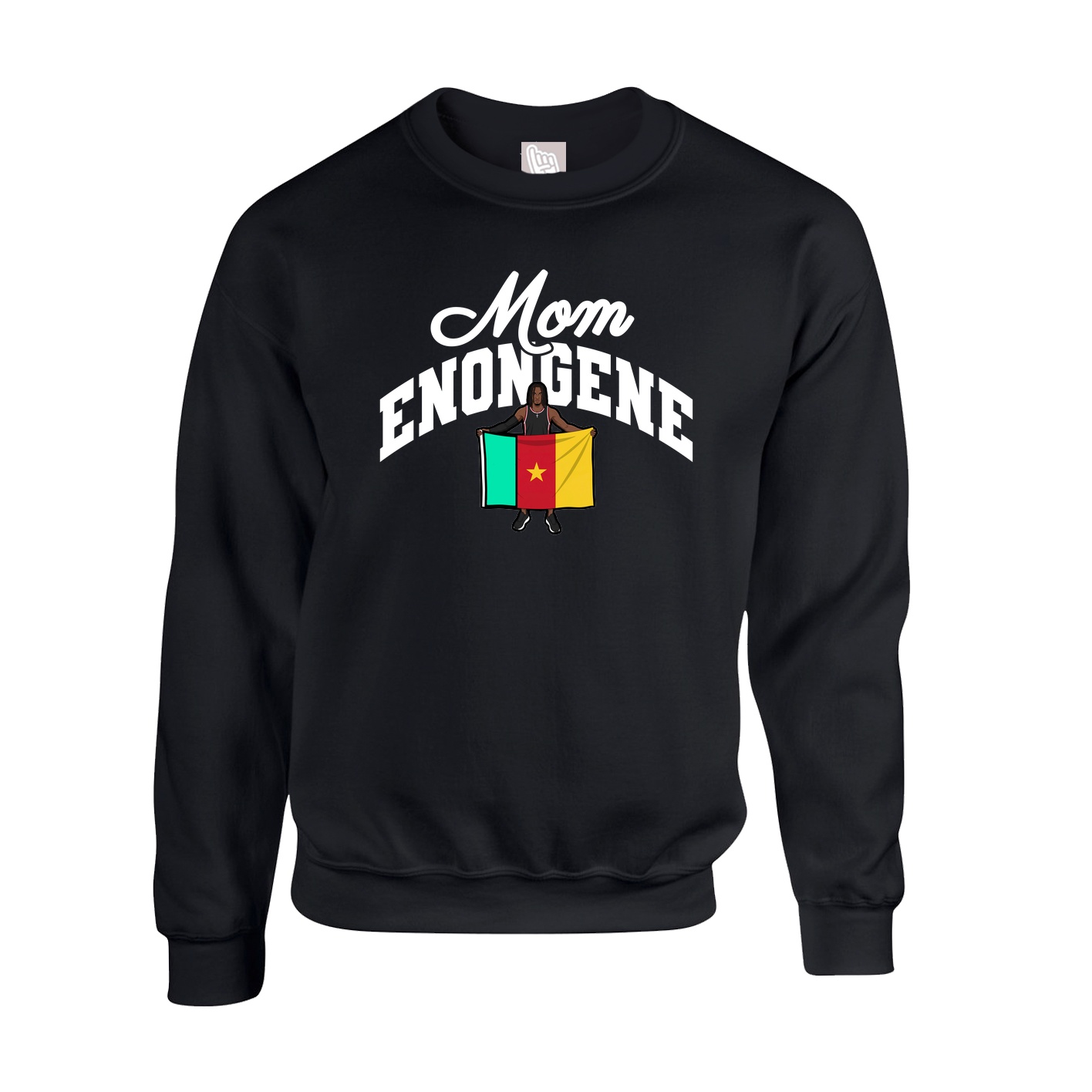 Fleece Crew — Mothers Day Arch in Black
