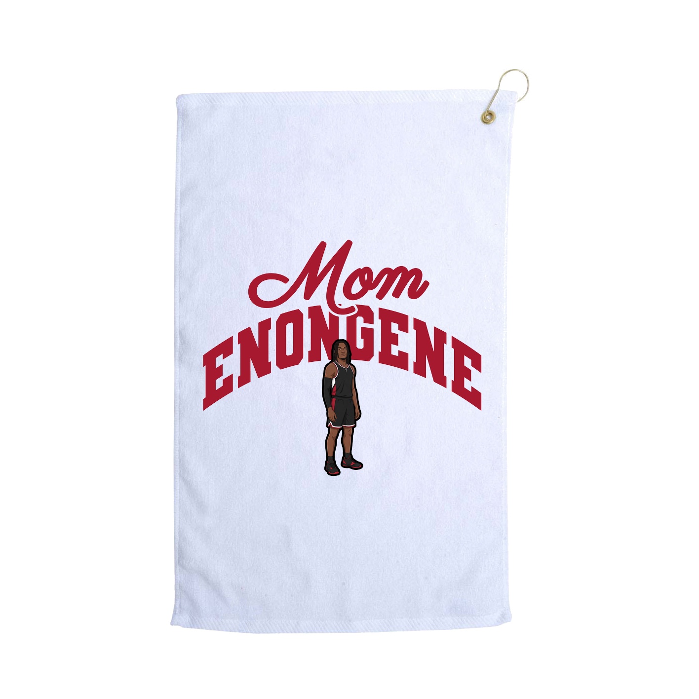 Golf Towel — Mothers Day Arch in White