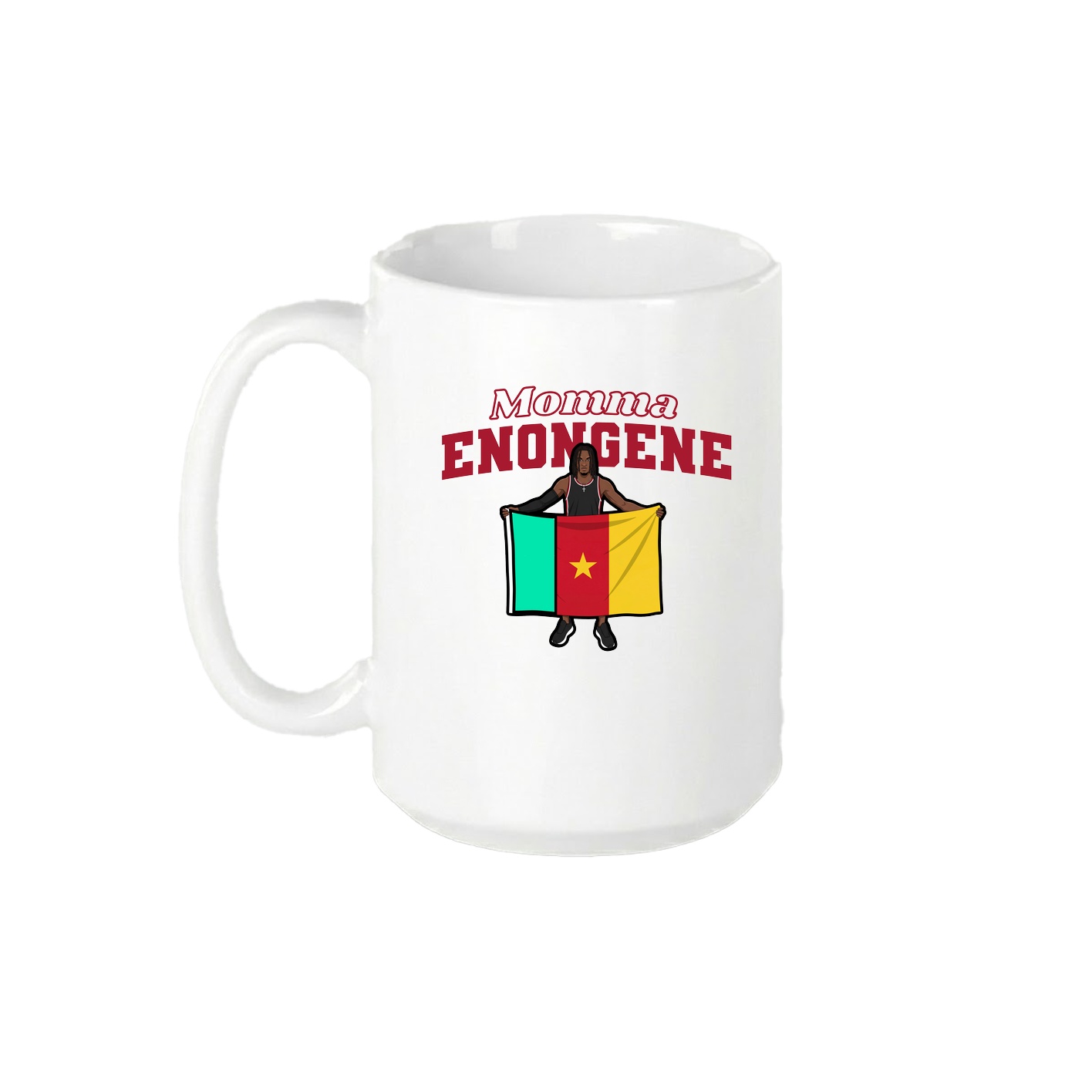 15oz Coffee Mug — Mothers Day Block in White