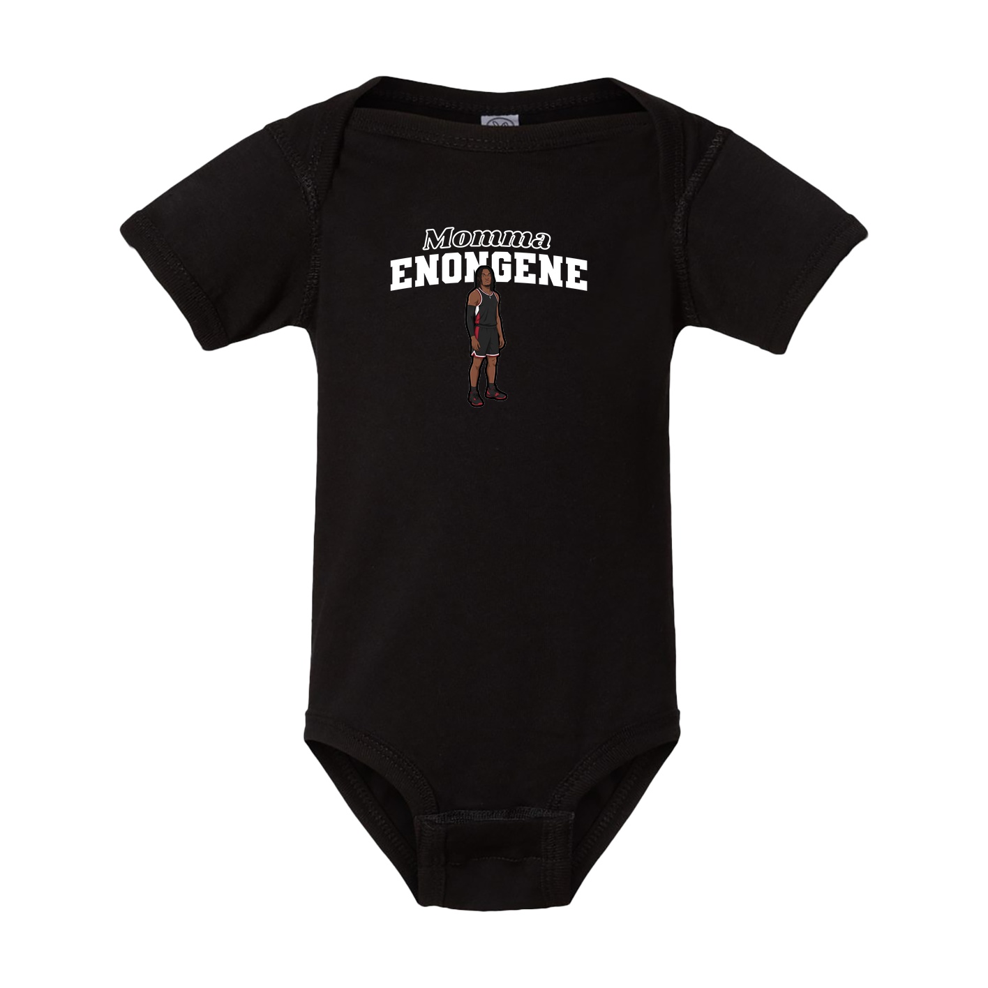 Baby Onesie — Mothers Day Block in Black