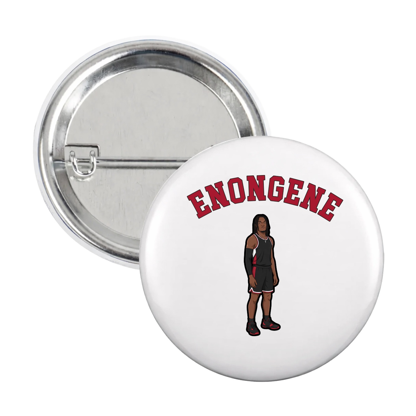 Game Day Button — Shirsey Arch in White