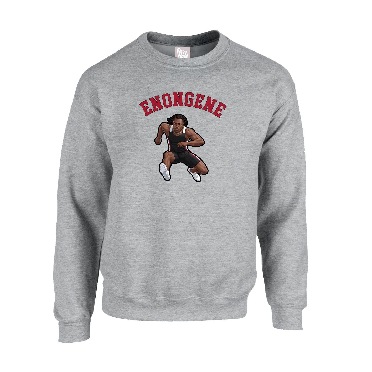 Fleece Crew — Shirsey Arch in Grey
