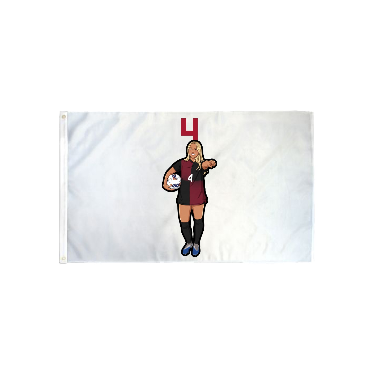 3x5 Flag — Number Top in Classic