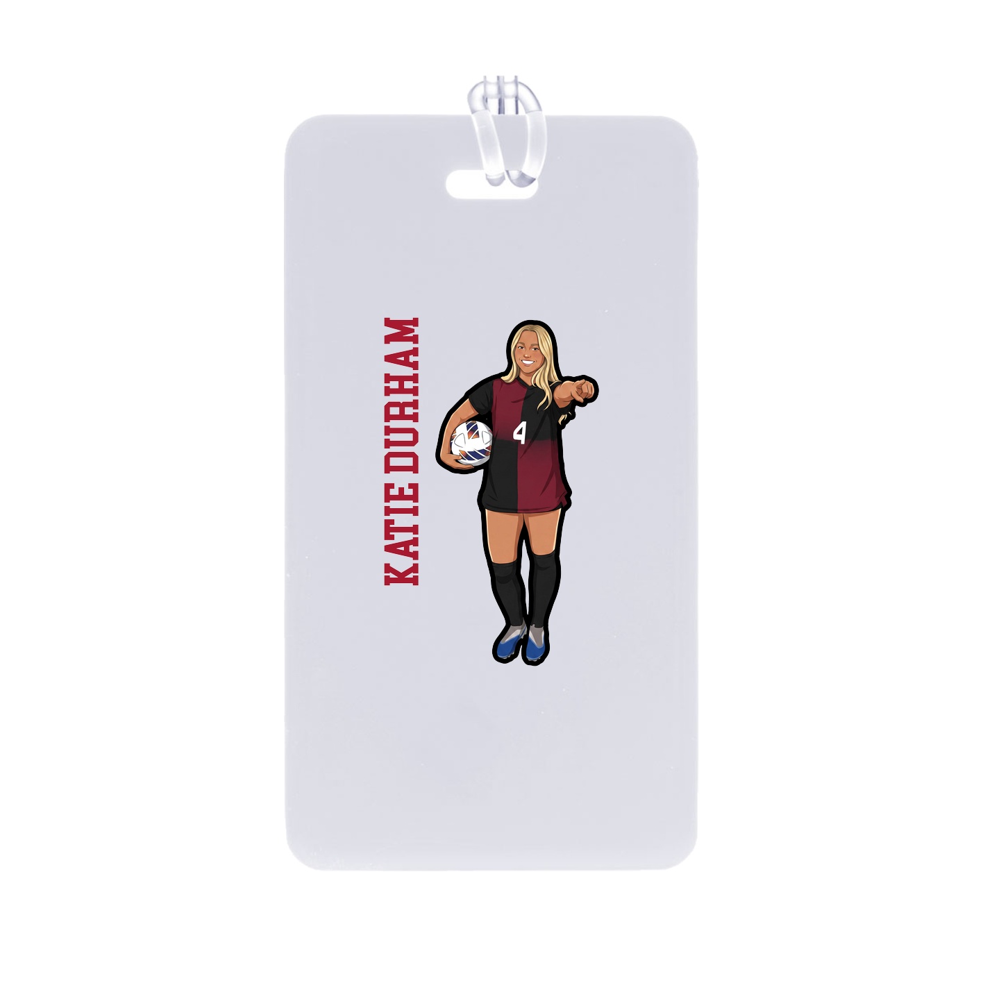 Bag Tag — Name Vertical in Classic