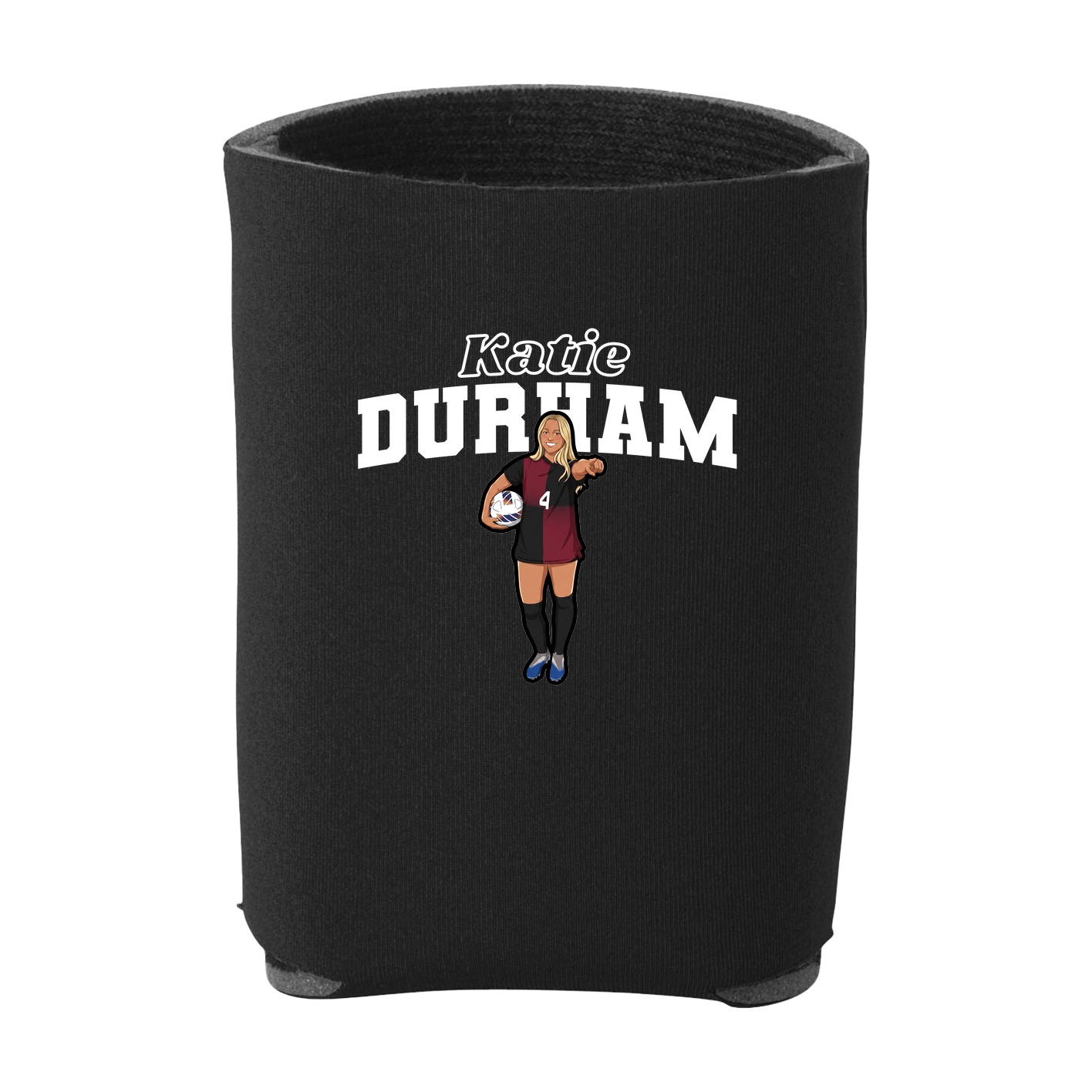Can Holder — Name Arch in Black