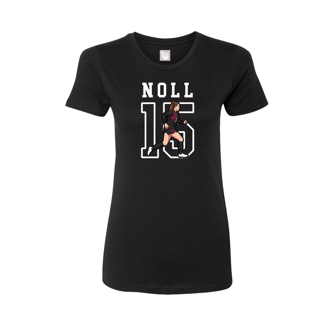 Fitted Women's Tee — Shirsey in Black