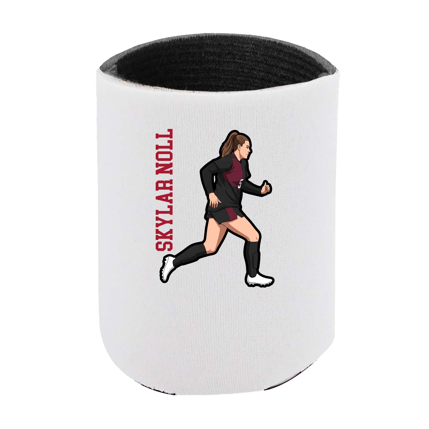 Can Holder — Name Vertical in White