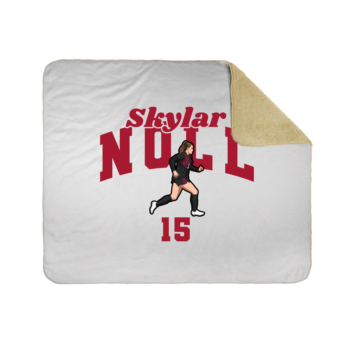 Throw Blanket — Signature Arch in White