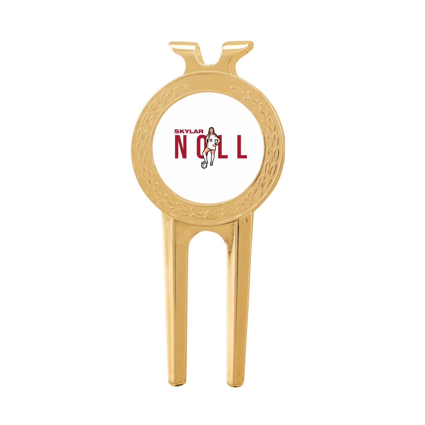 Divot Tool with Ball Marker — Player Name in Classic