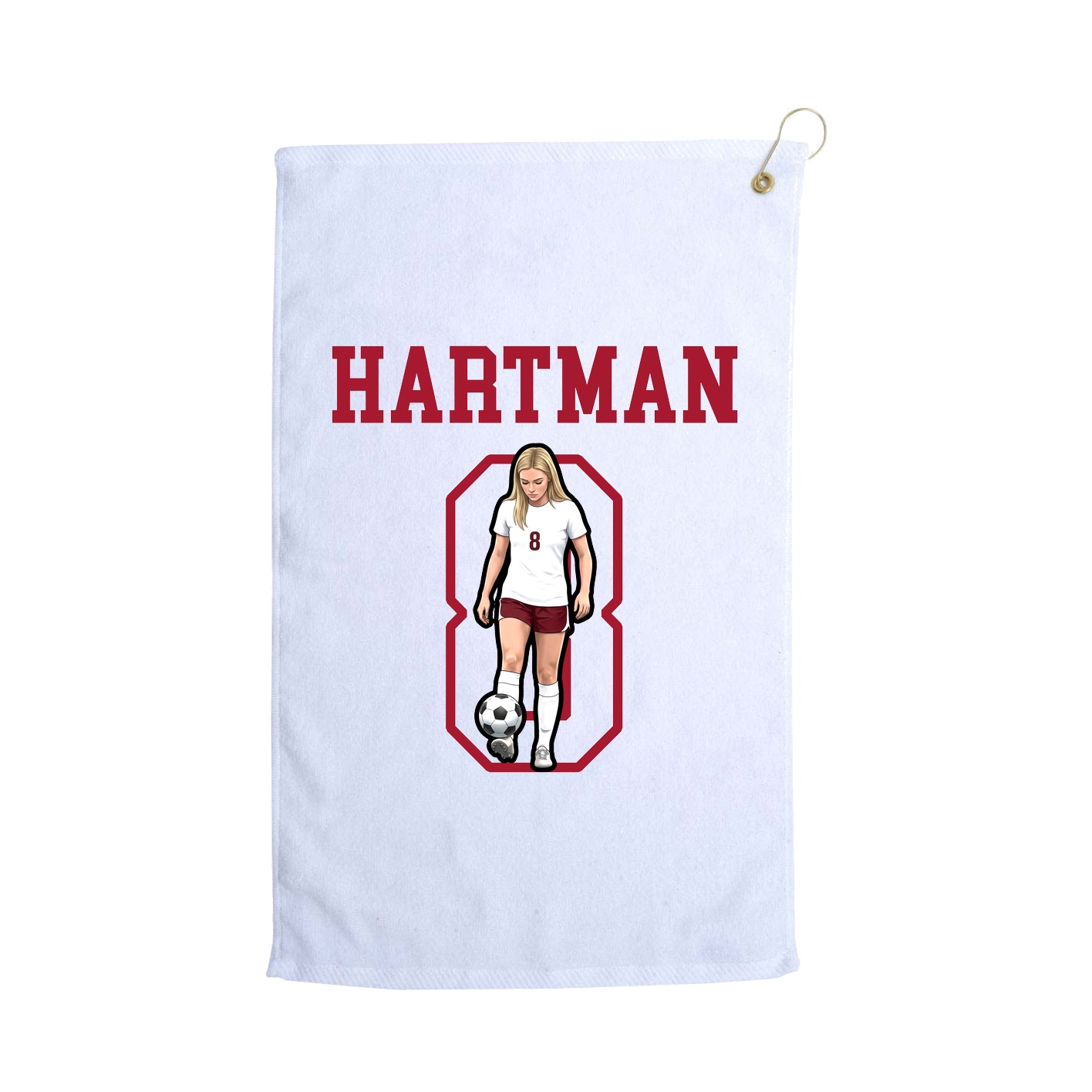 Golf Towel — Shirsey in White