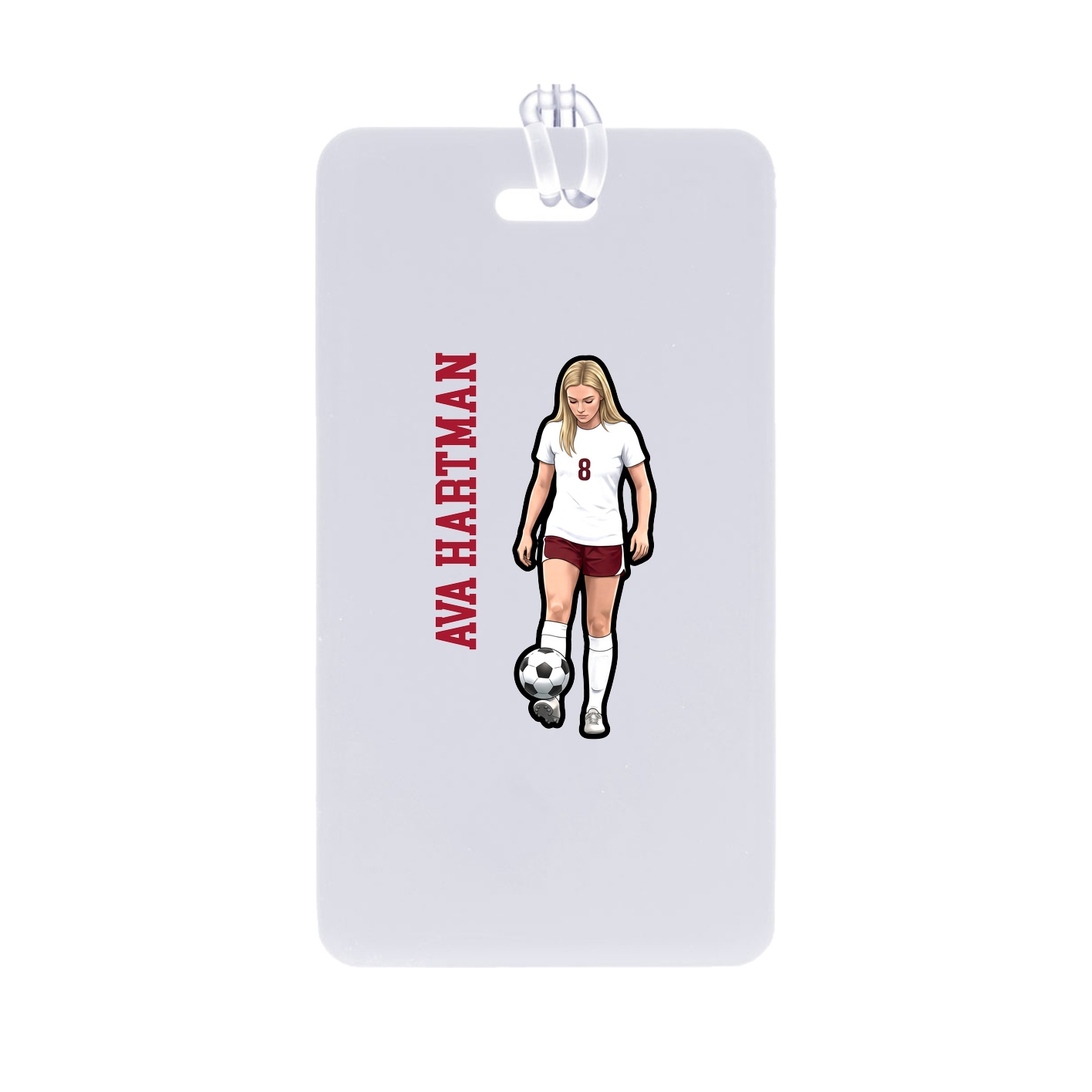 Bag Tag — Name Vertical in Classic
