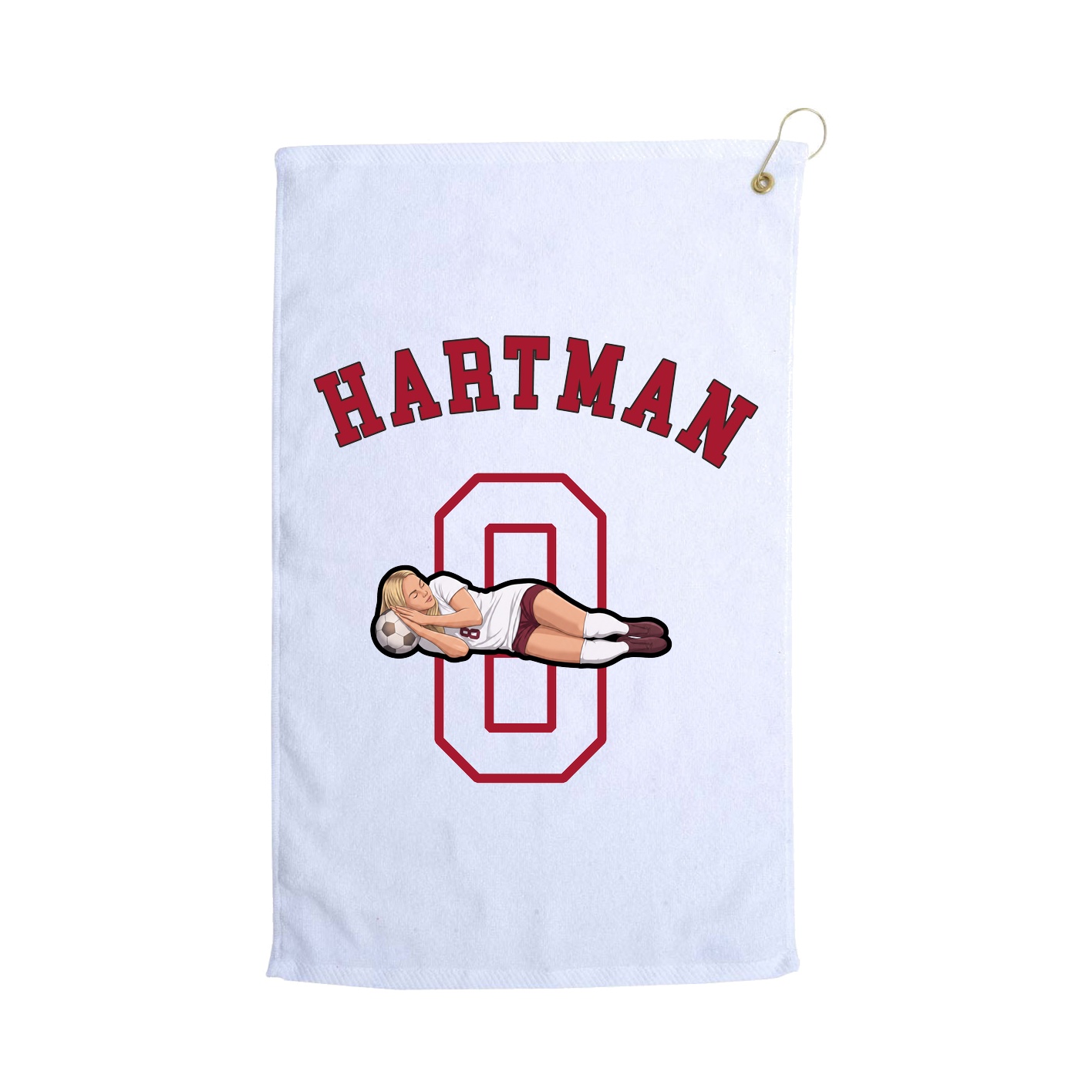 Golf Towel — Shirsey Arch in White