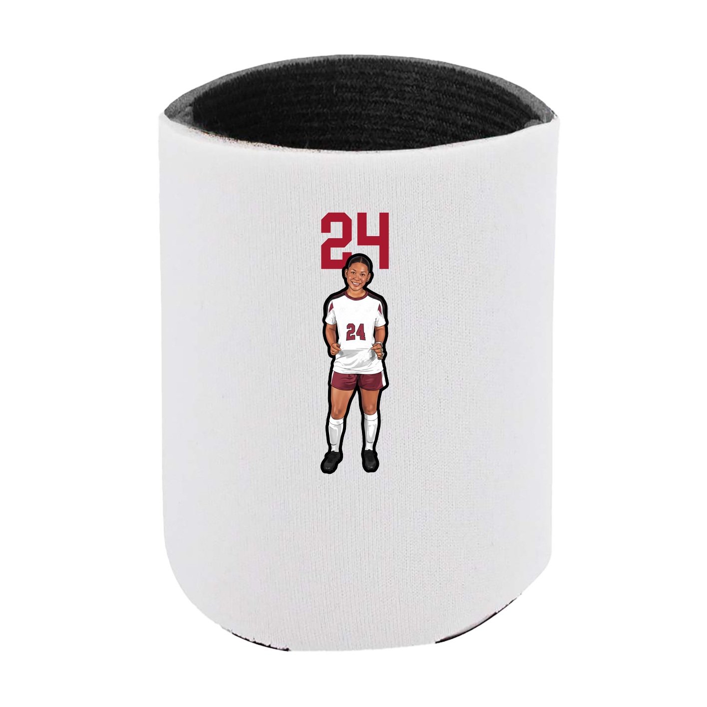 Can Holder — Number Top in White