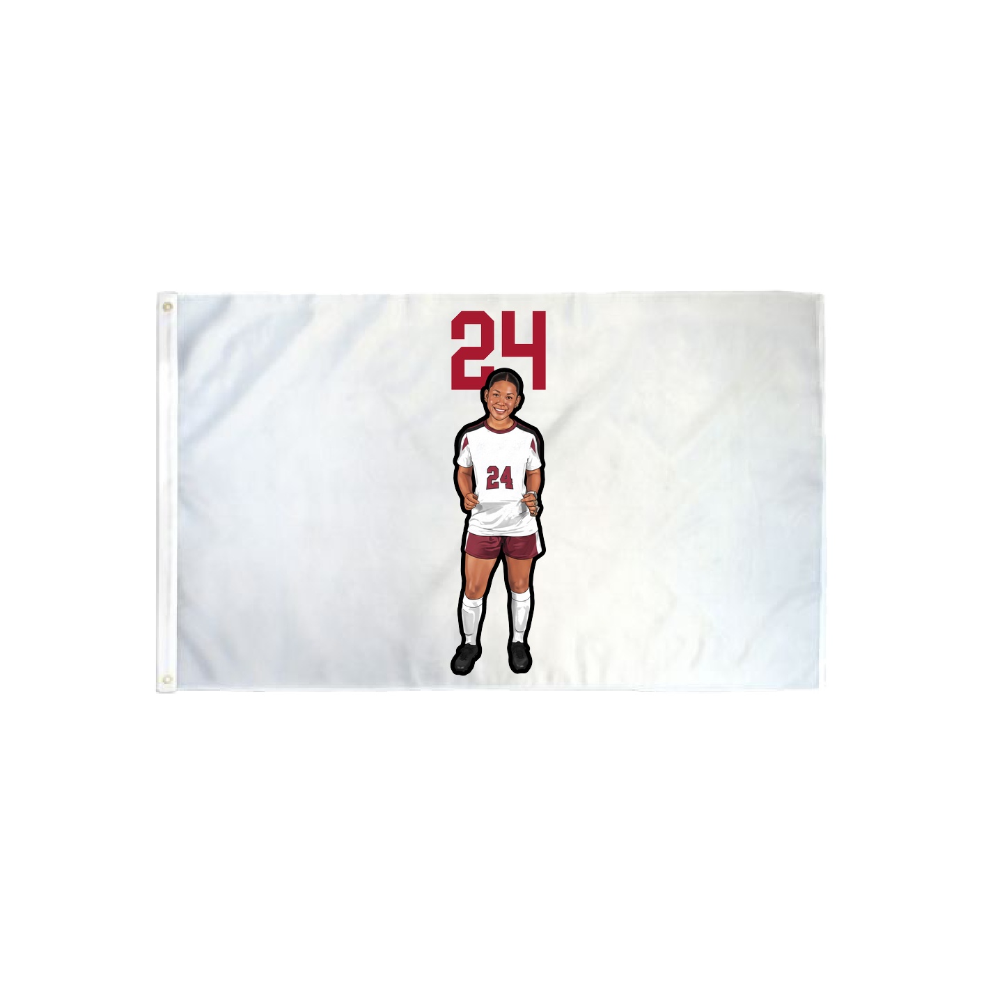 3x5 Flag — Number Top in Classic