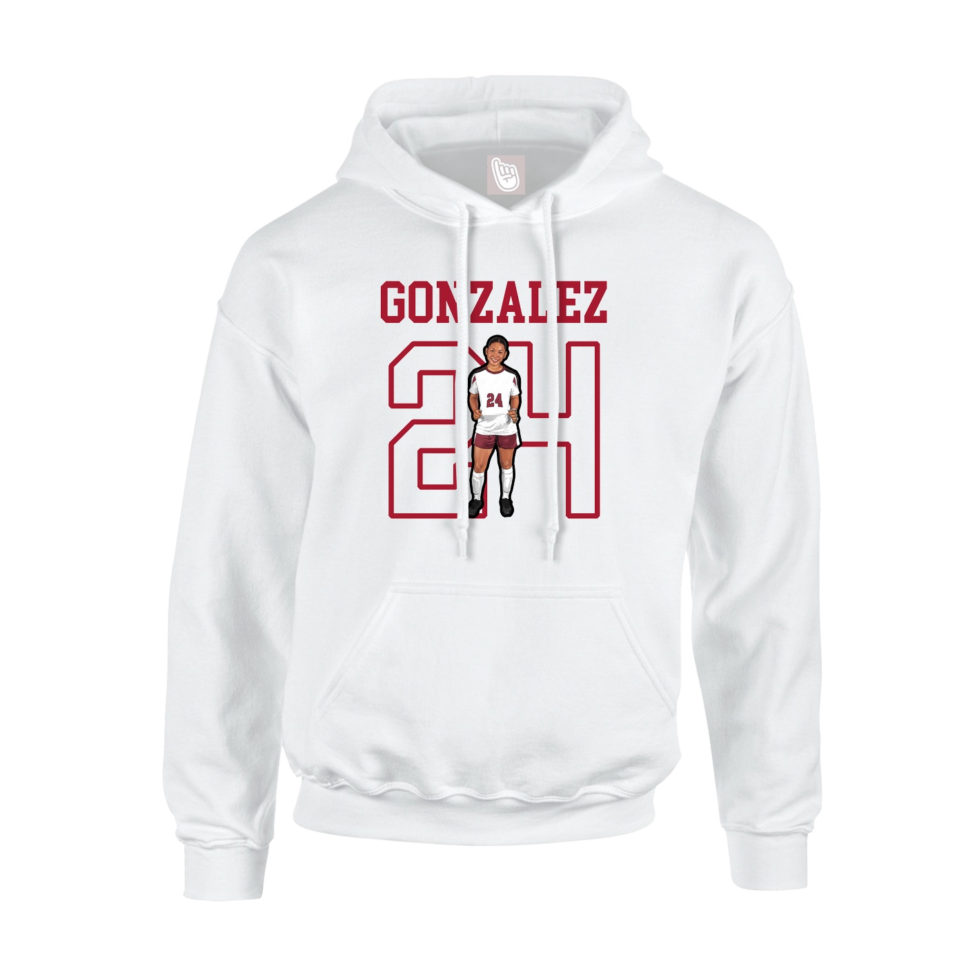 Youth Hoodie — Shirsey in White