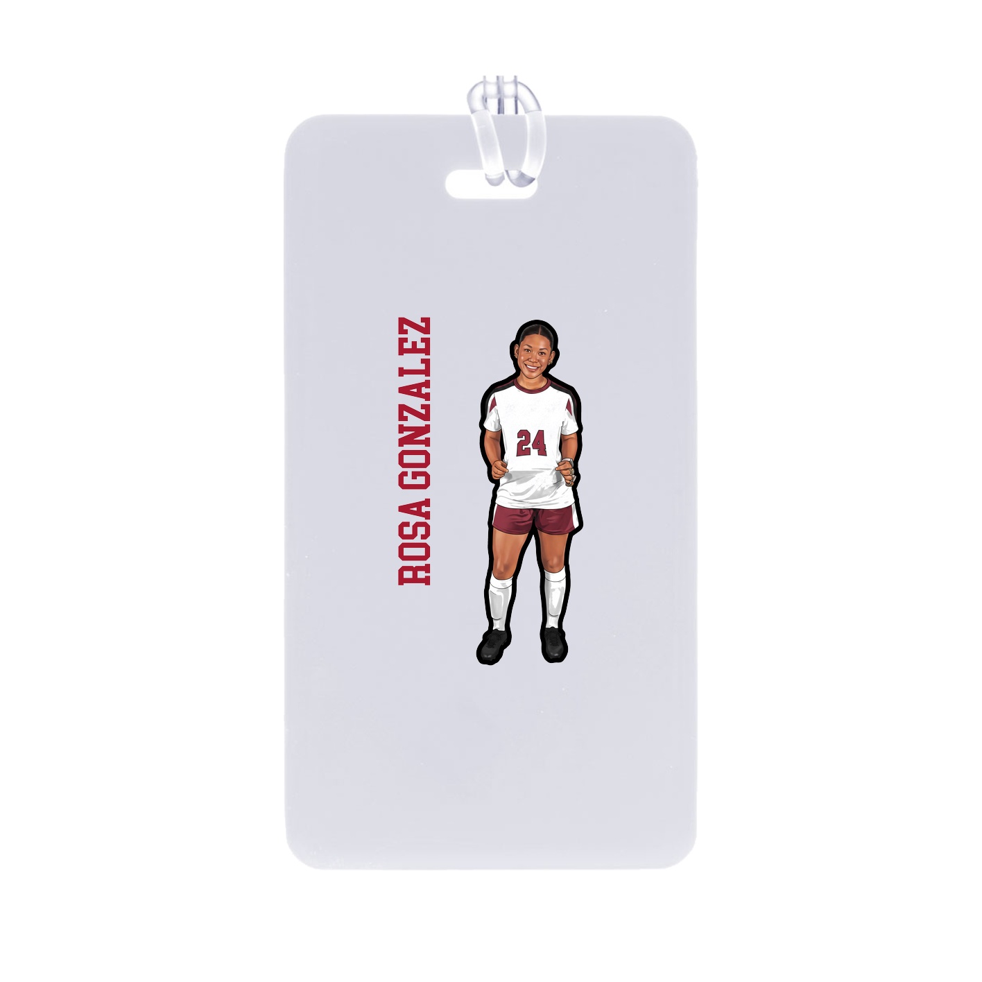 Bag Tag — Name Vertical in Classic