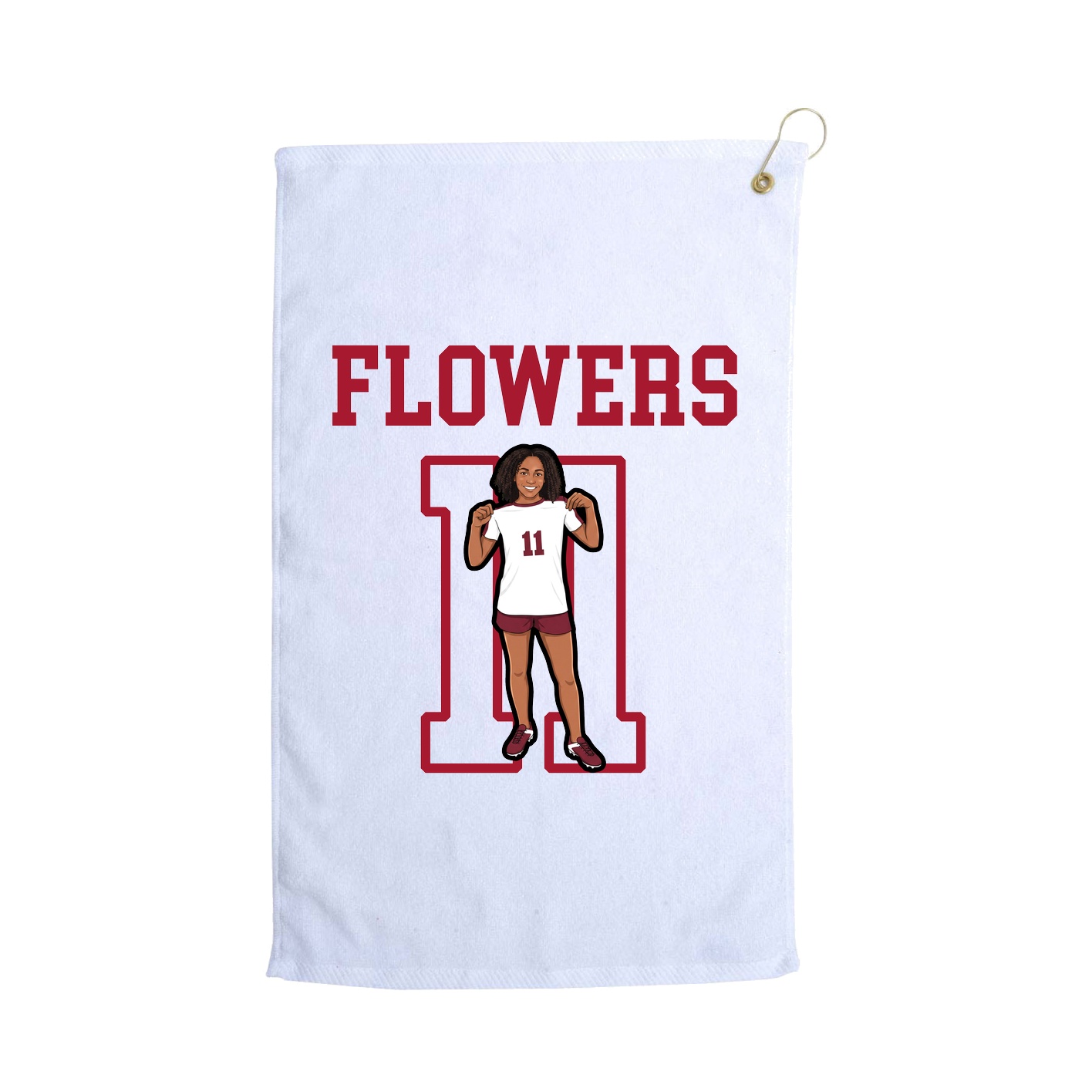 Golf Towel — Shirsey in White