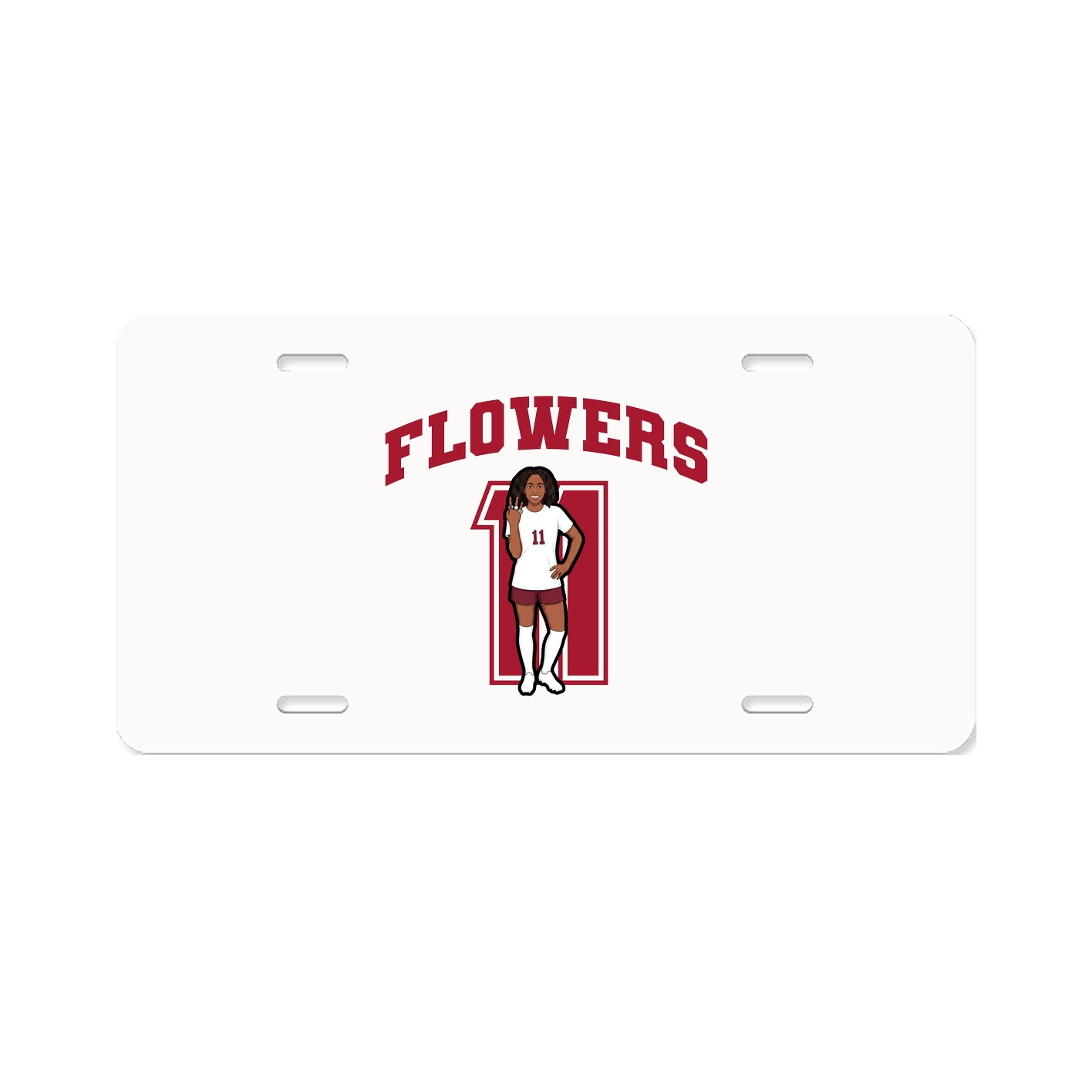 License Plate — Number in Classic