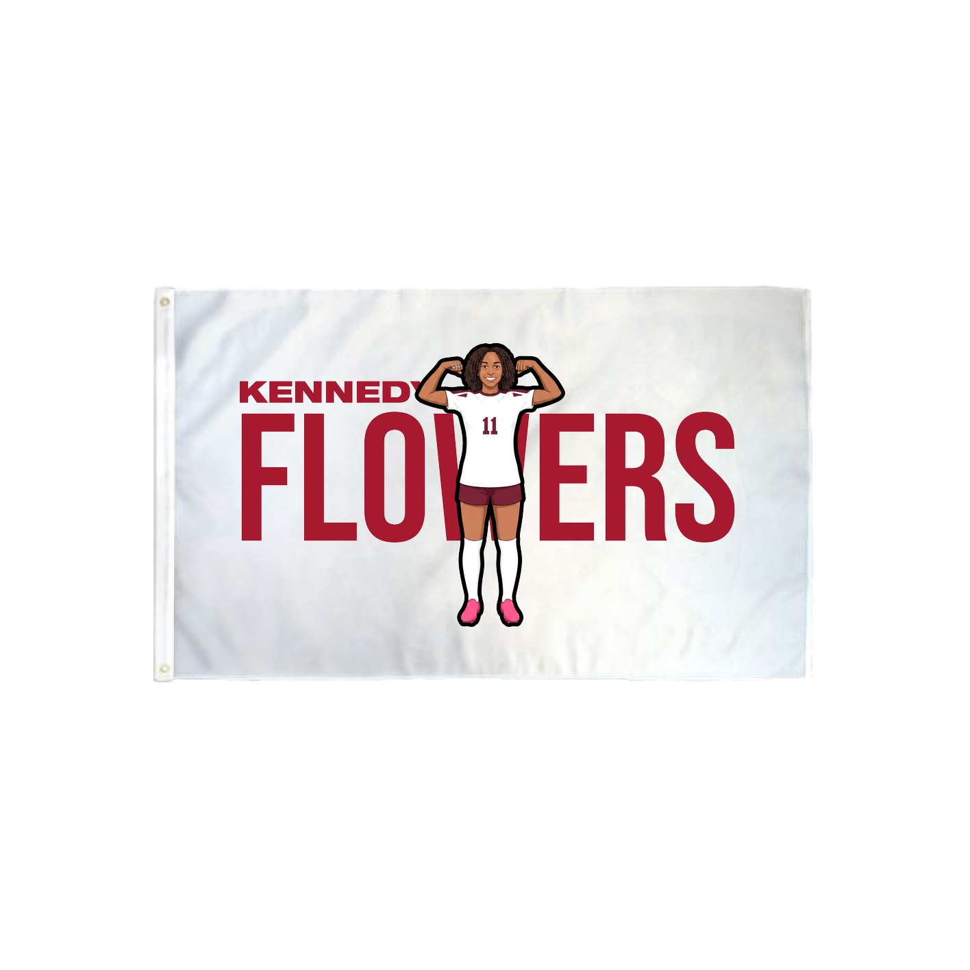 3x5 Flag — Player Name in Classic