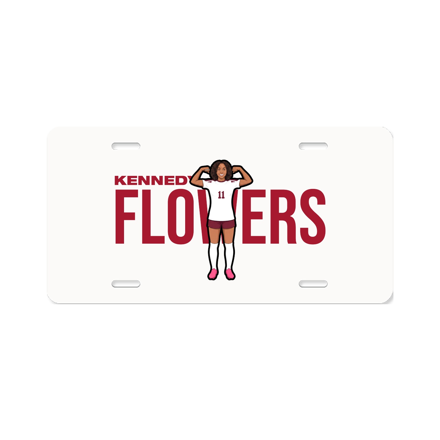 License Plate — Player Name in Classic