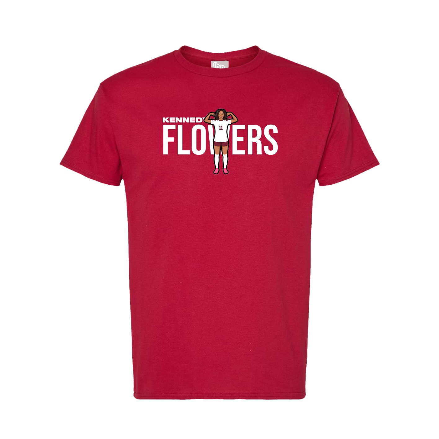 Tee — Player Name in Crimson