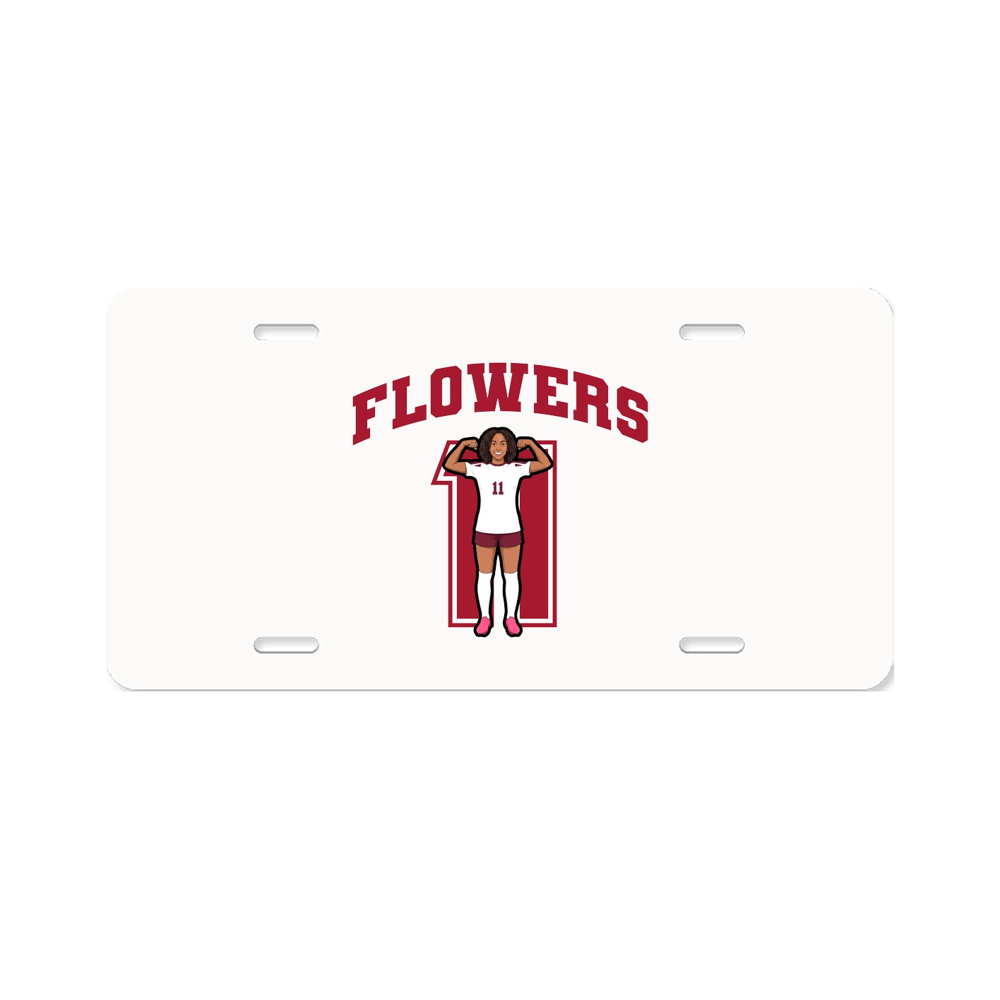 License Plate — Number in Classic
