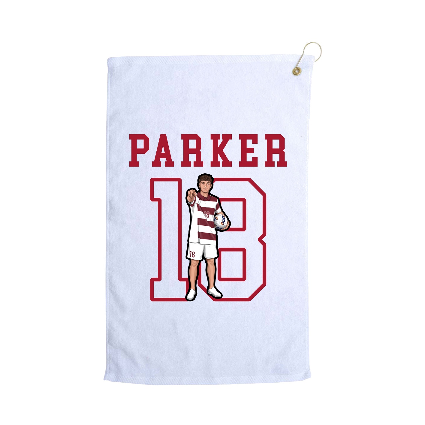 Golf Towel — Shirsey in White