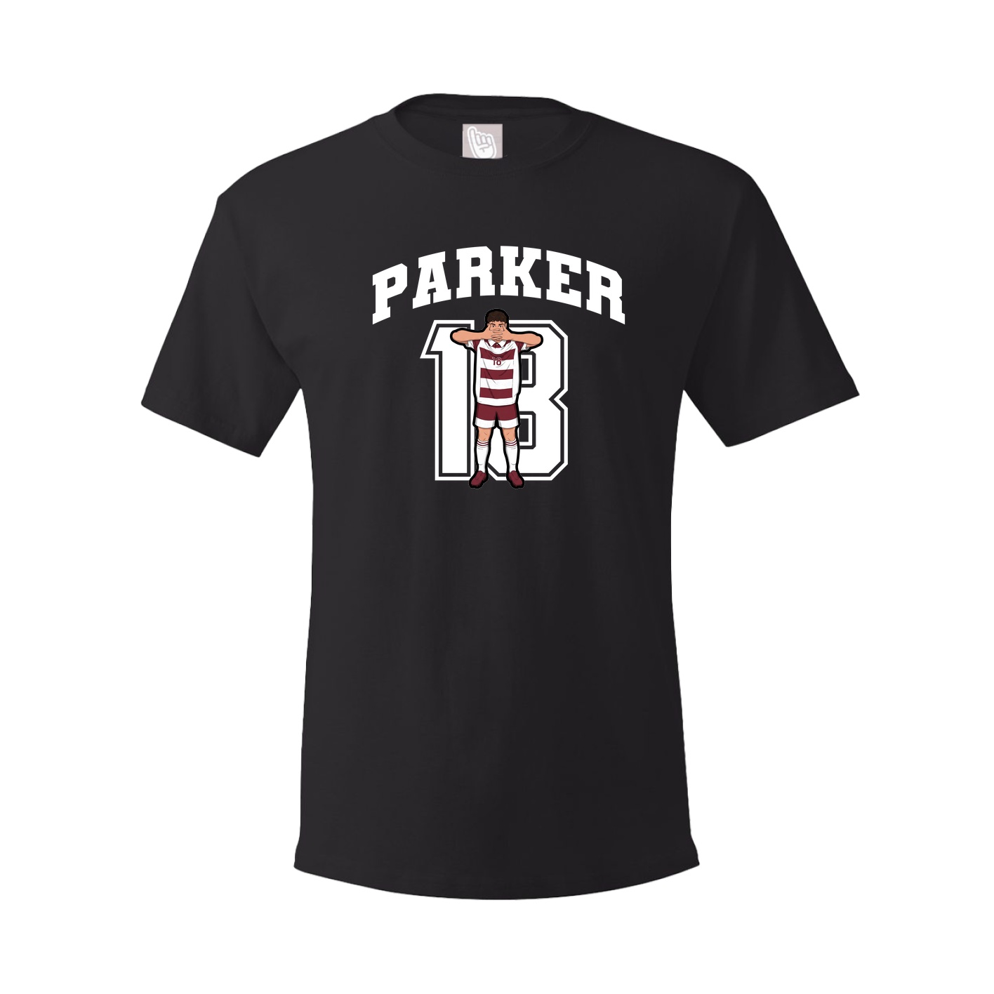 Youth Tee — Number in Black