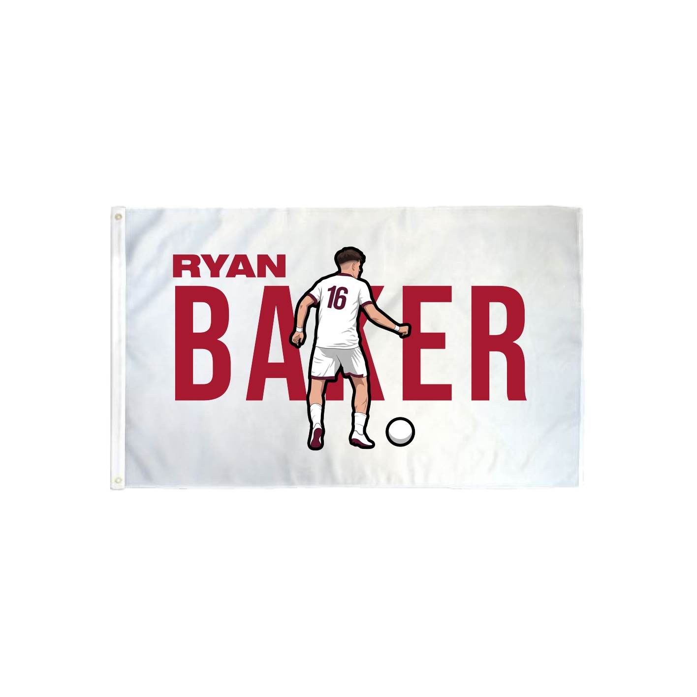 3x5 Flag — Player Name in Classic