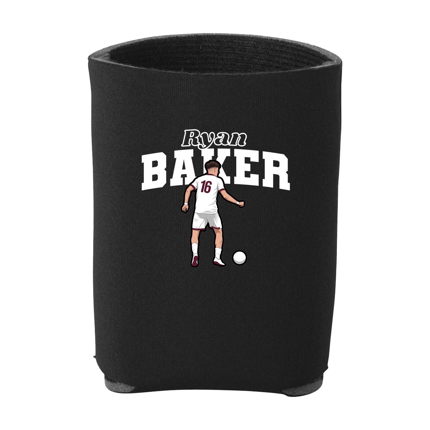 Can Holder — Name Arch in Black
