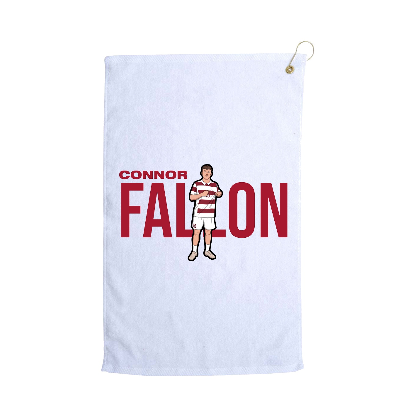 Golf Towel — Player Name in White