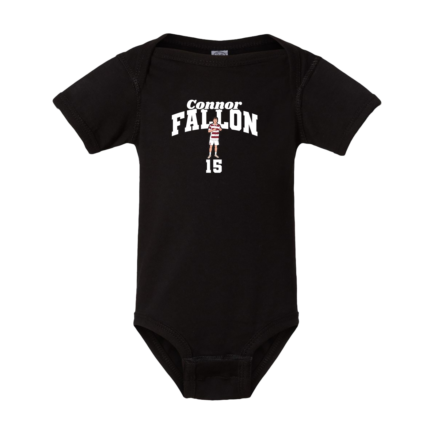 Baby Onesie — Signature Arch in Black