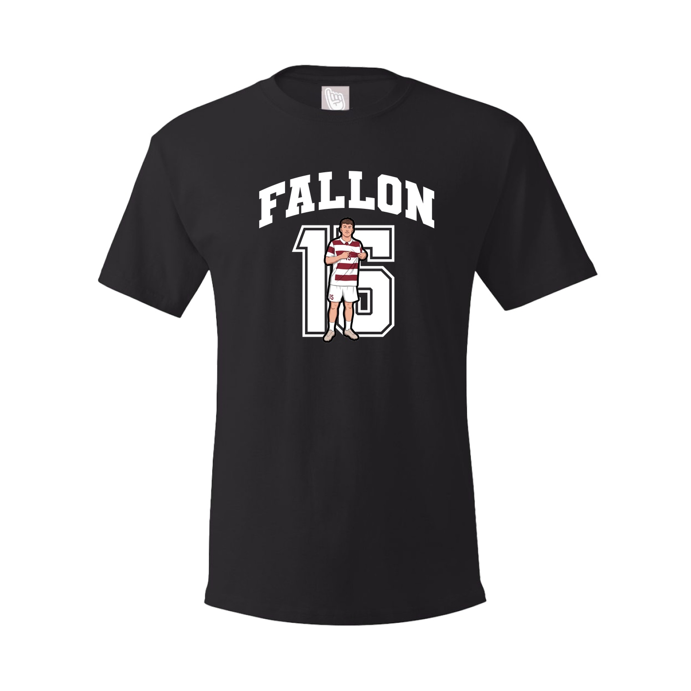 Youth Tee — Number in Black