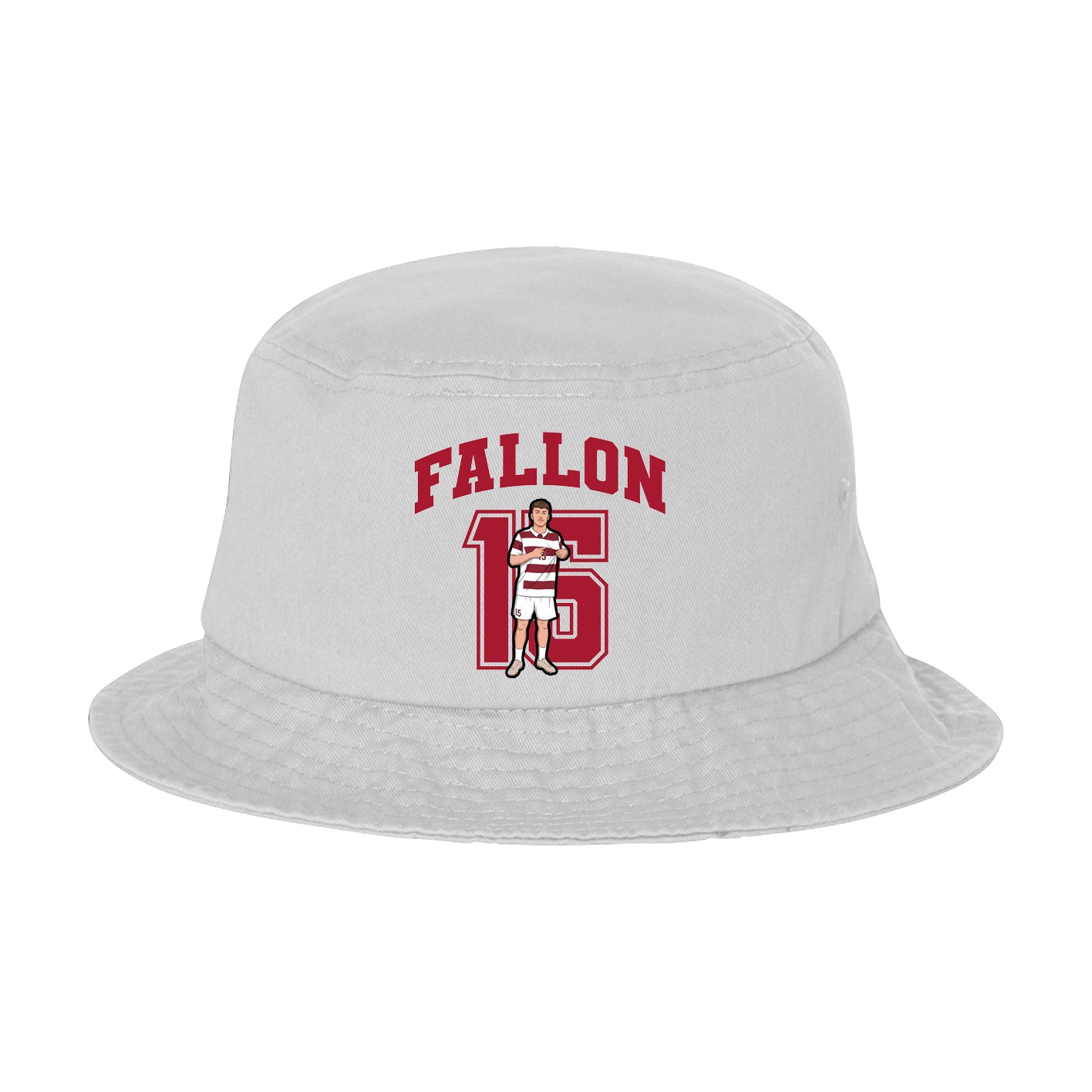 Bucket Cap — Number in White