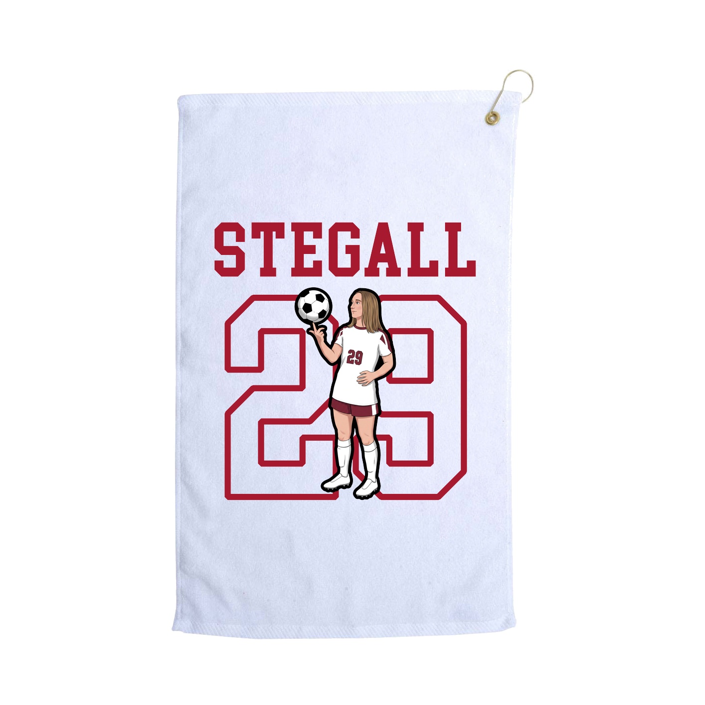 Golf Towel — Shirsey in White