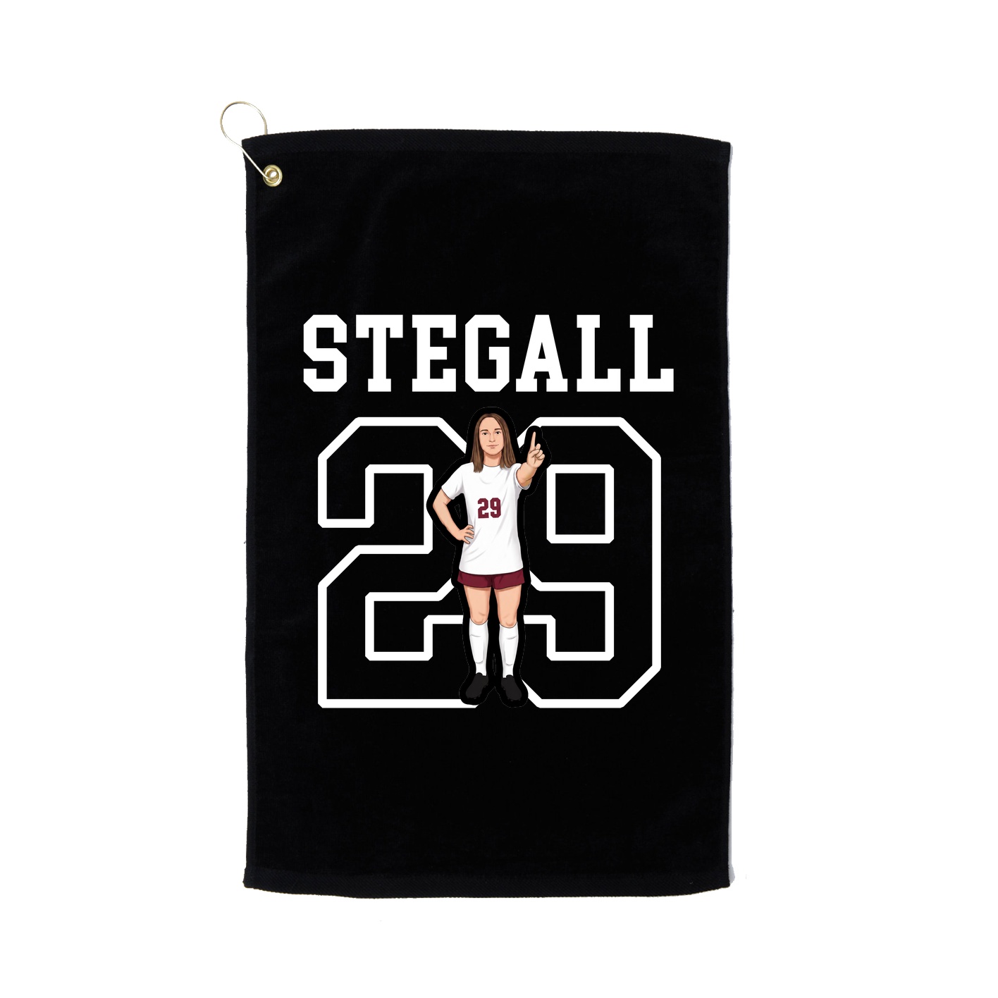 Golf Towel — Shirsey in Black