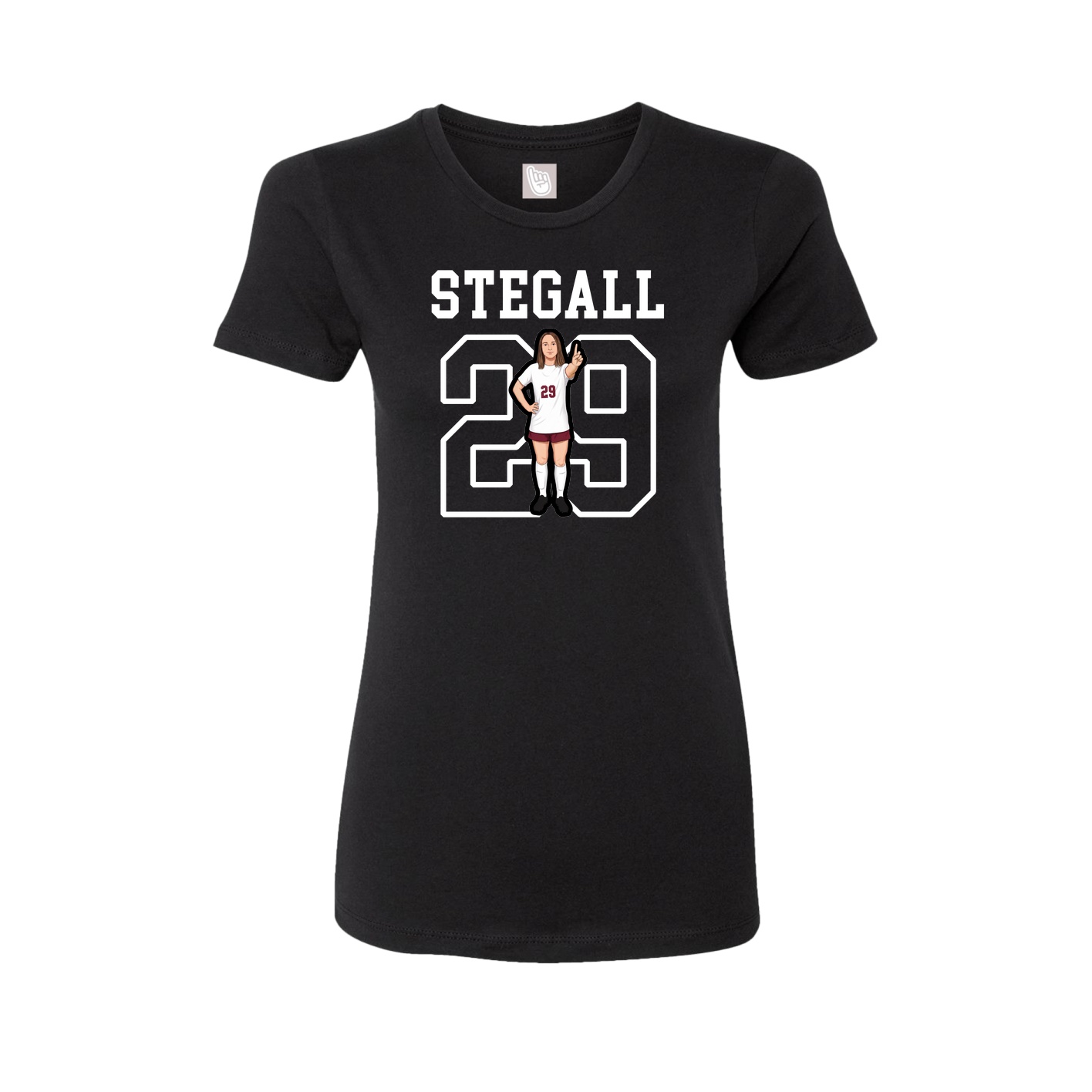 Fitted Women's Tee — Shirsey in Black