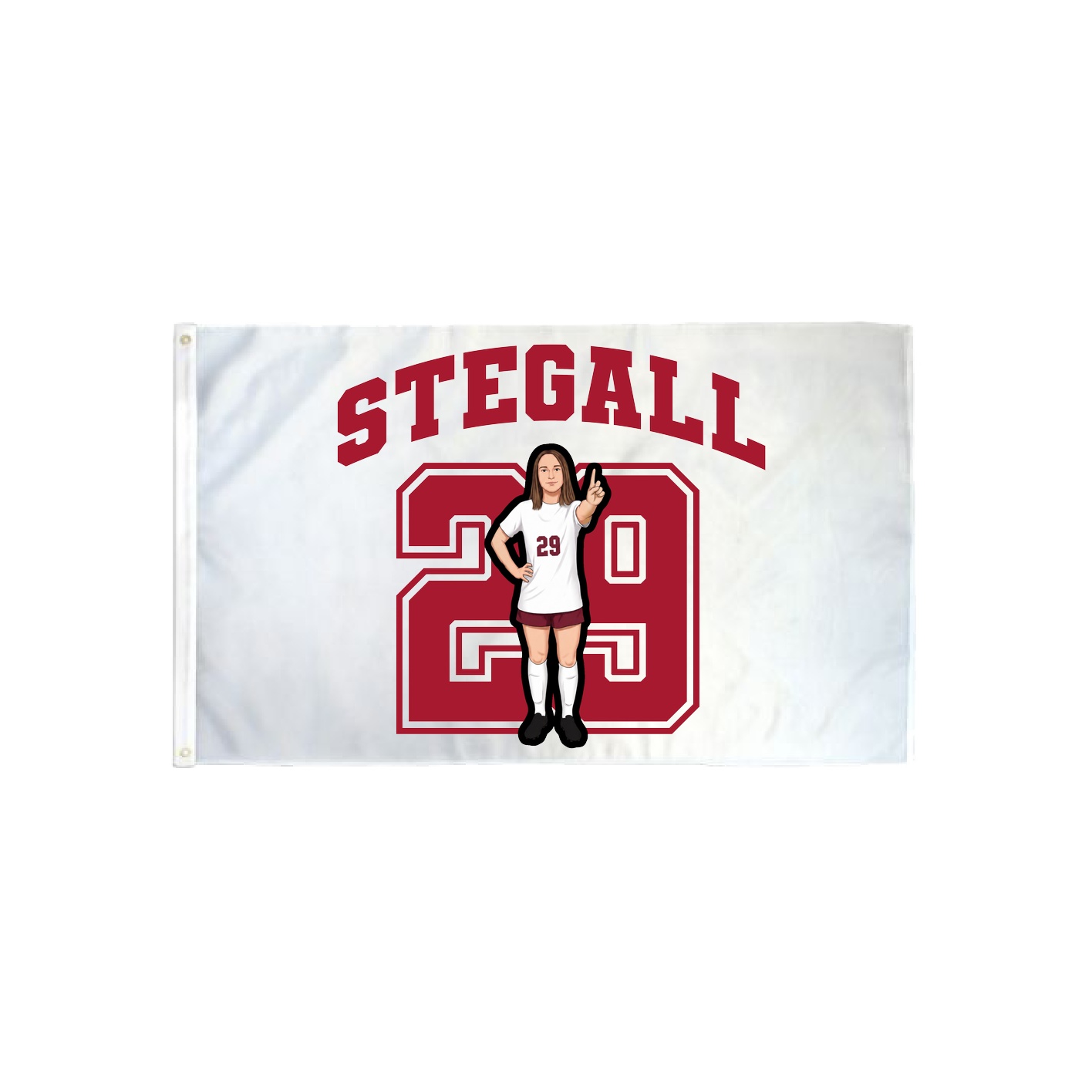 3x5 Flag — Number in Classic