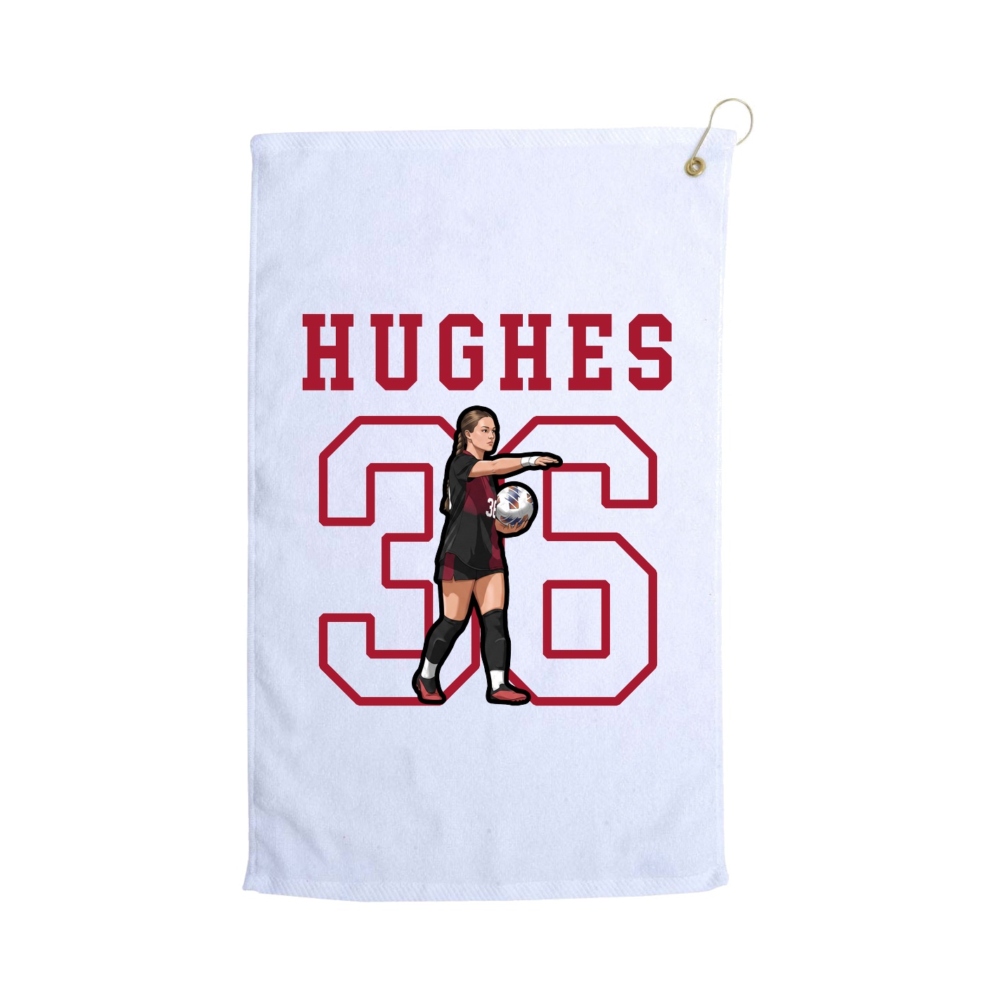 Golf Towel — Shirsey in White